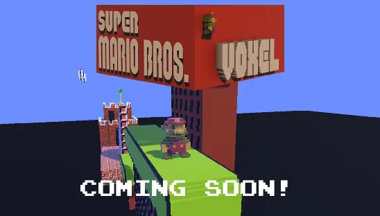 Super Mario Bros Voxel Game Pau Bartolomé